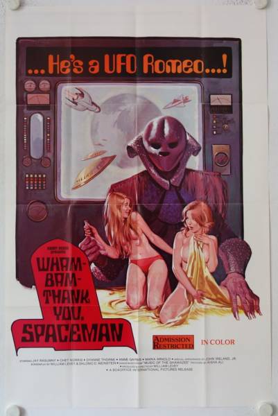Wham Bam Thank you Spaceman original release US Onesheet movie poster